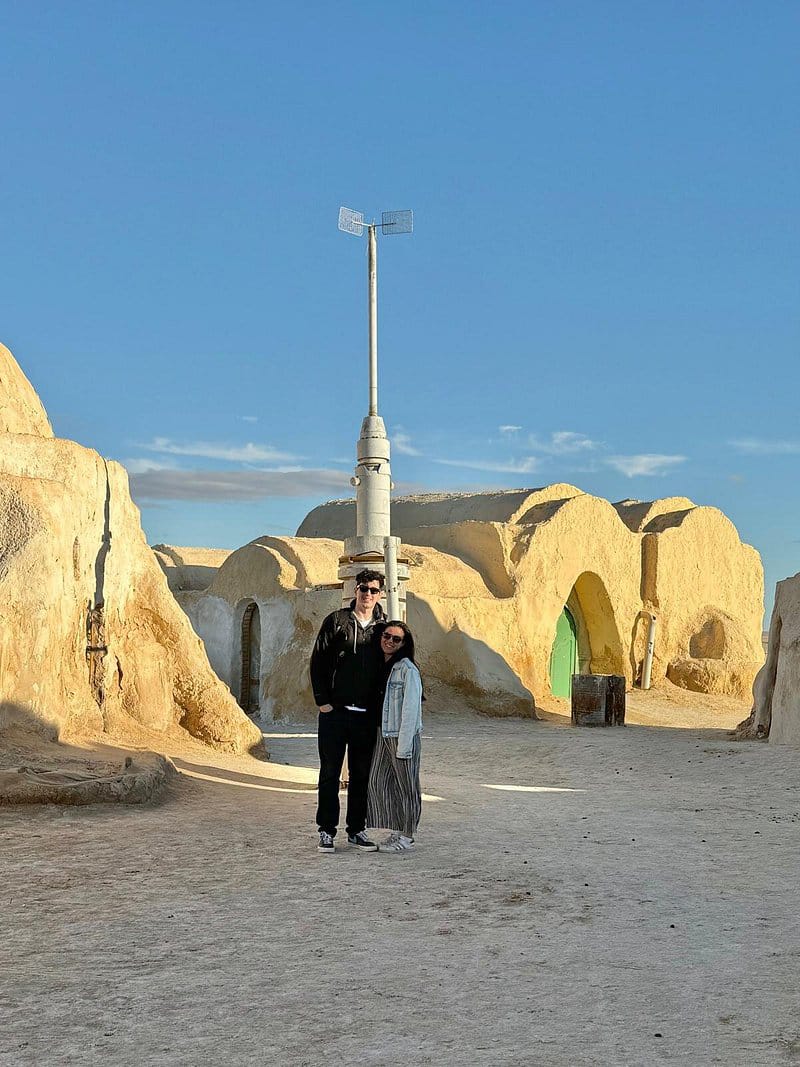Tourist at filming location